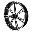 OG.10 Harley Softail | Dyna | Sportster Black Double Cut Wheels