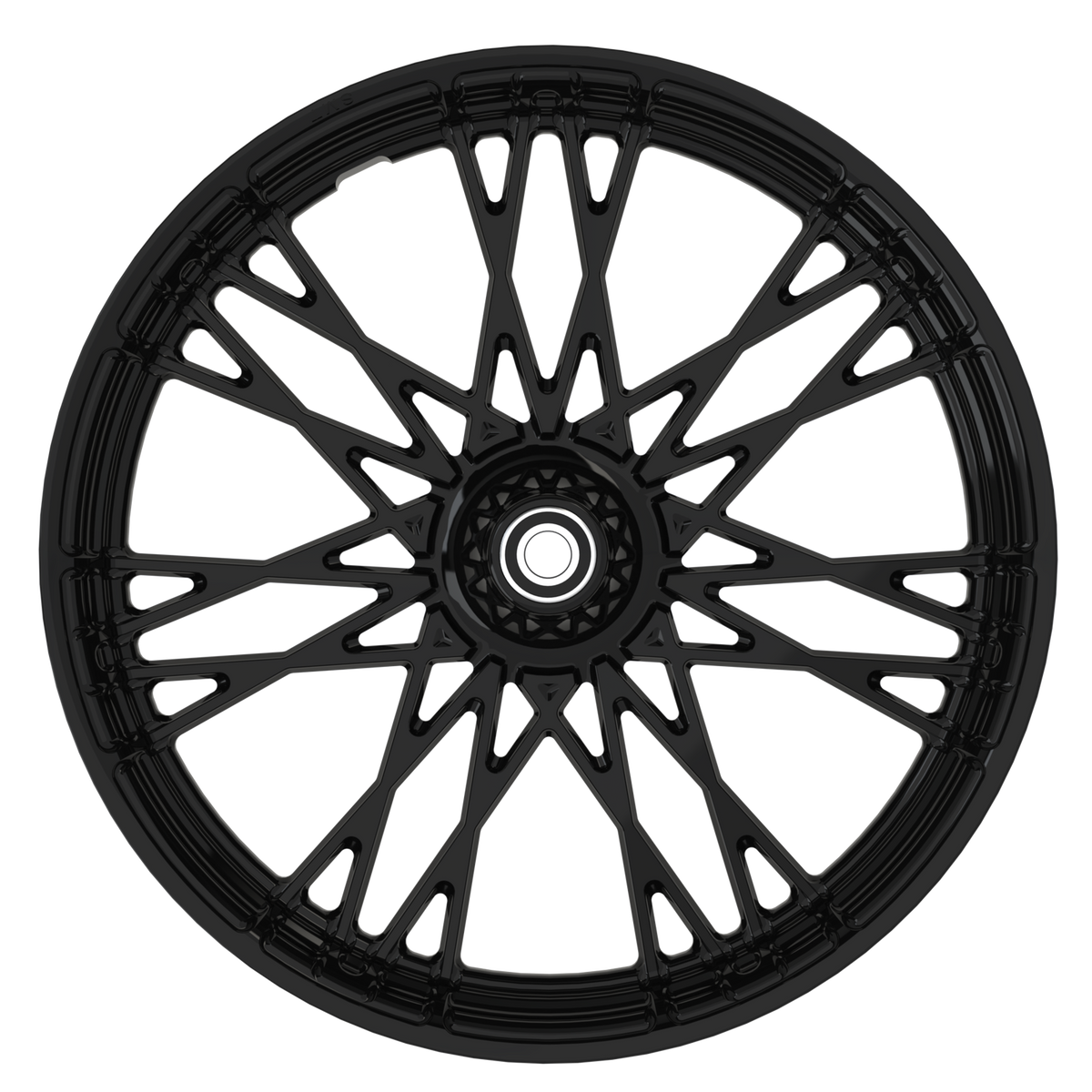 OG.27 Indian Black Wheels Front View