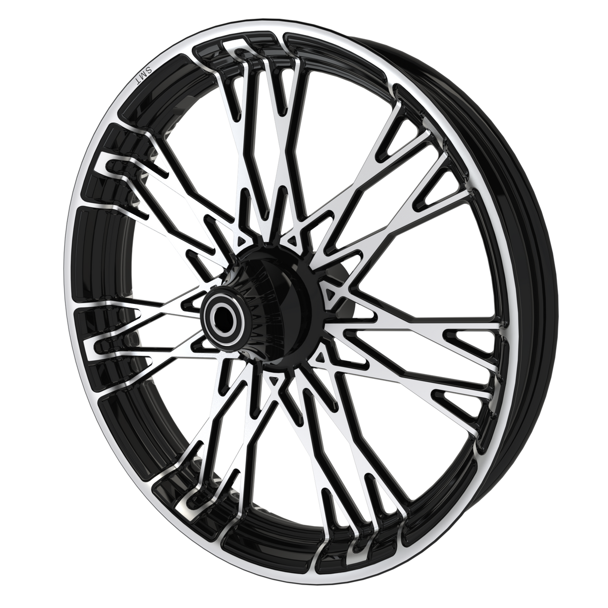 OG.27 Indian Black Double Cut Wheels Front View