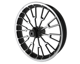 OG.29 Harley Softail | Dyna | Sportster Black Double Cut Wheels Angle