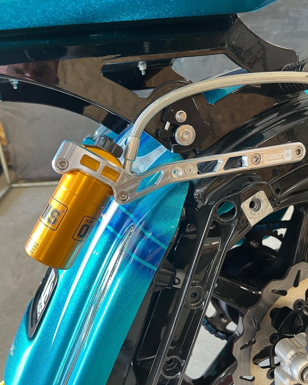 Curly's Inc Ohlin's & Legend's Remote Reservoir Mounts