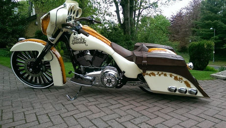 PentHSE Harley Softail | Dyna | Sportster Black Double Cut Wheels