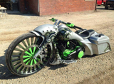 PentHSE matching rotor on motorcycle wheel