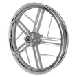 PS.01 Bulldog Fat Tire Chrome Wheels