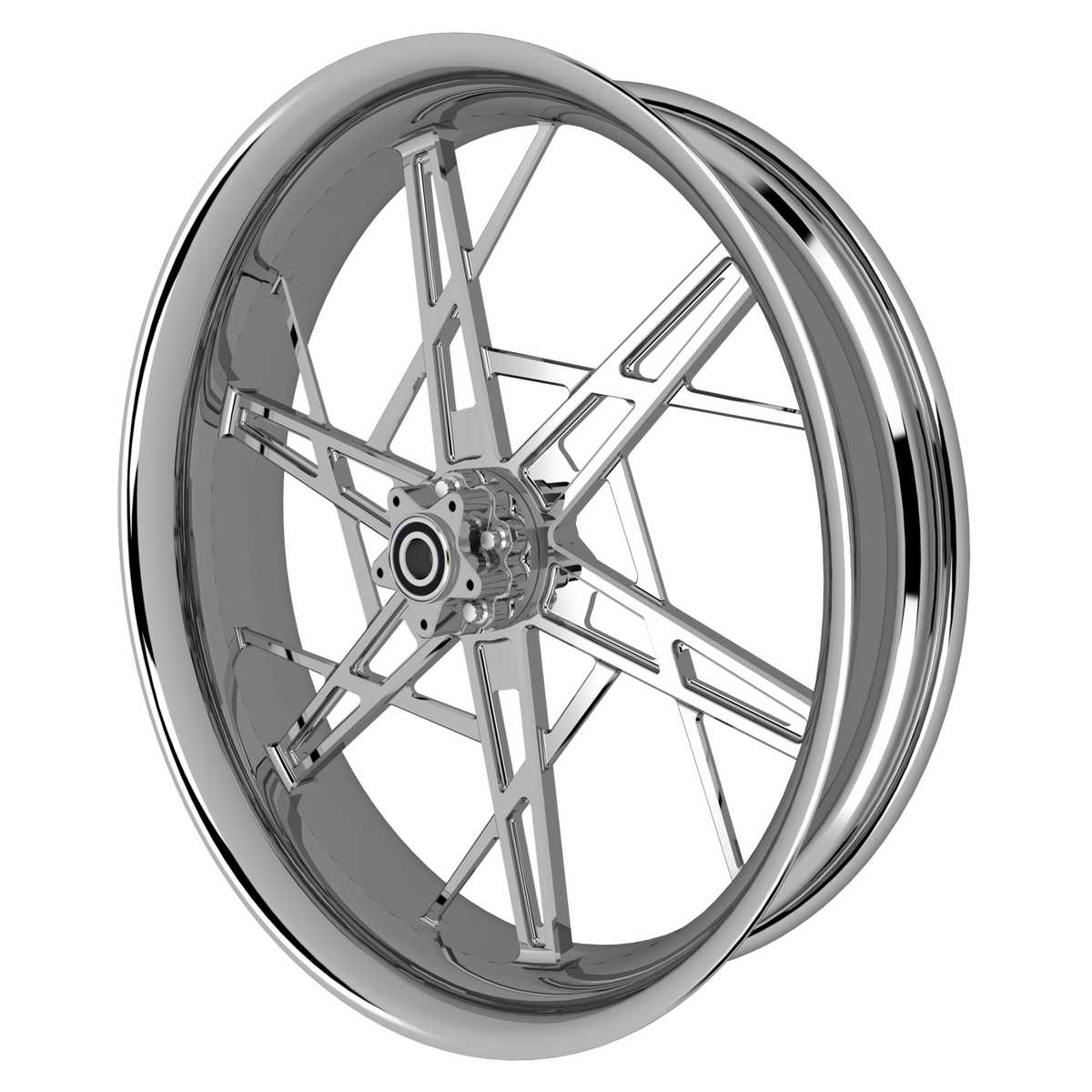 PS.06 Bulldog Fat Tire Chrome Wheels