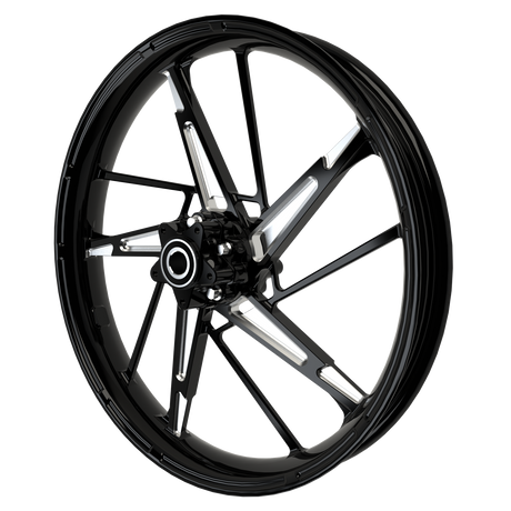 PS.08 Harley Touring Black Double Cut Wheels