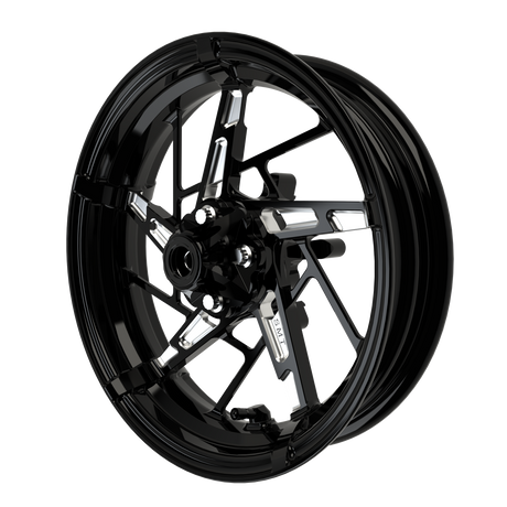 PS.08 V1 Mini Moto Wheel Set in black double cut