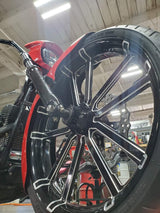 Syndicate Metric Black Double Cut Wheels