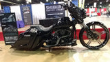 Race Tech Harley Softail | Dyna | Sportster Black Double Cut Wheels