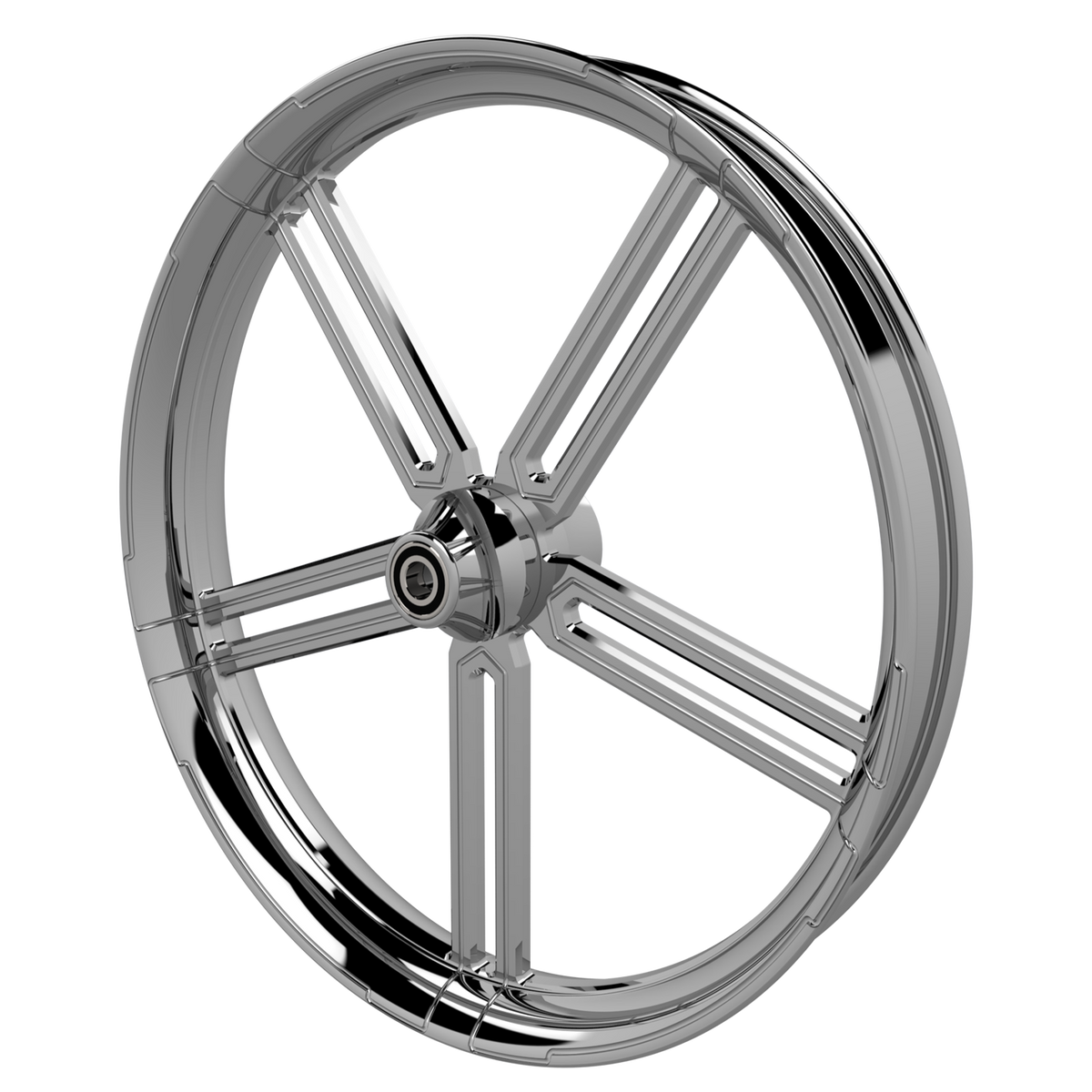 Race Tech Bulldog Fat Tire Chrome Wheels