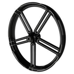Race Tech Harley Touring Black Double Cut Wheels