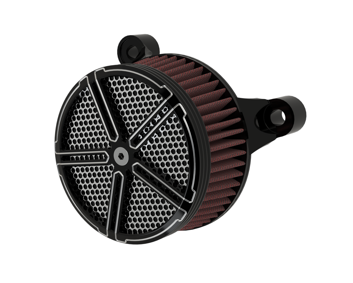 Race Tech Air Cleaner in Black Contrast Cut