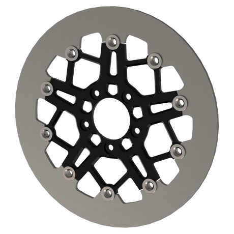 RaceLite 11.5" floating rotor with solid ring black