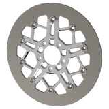 RaceLite 11.5" floating rotor with solid ring chrome