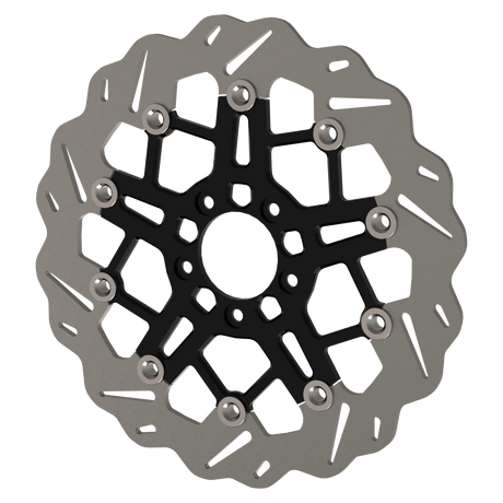 RaceLite 11.5" floating rotor with wave ring black