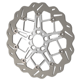 RaceLite 13" floating rotor with wave ring chrome