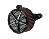 Rev Limit Air Cleaner in Black Contrast Cut