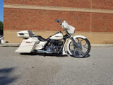 Revolution matching rotor on motorcycle wheel