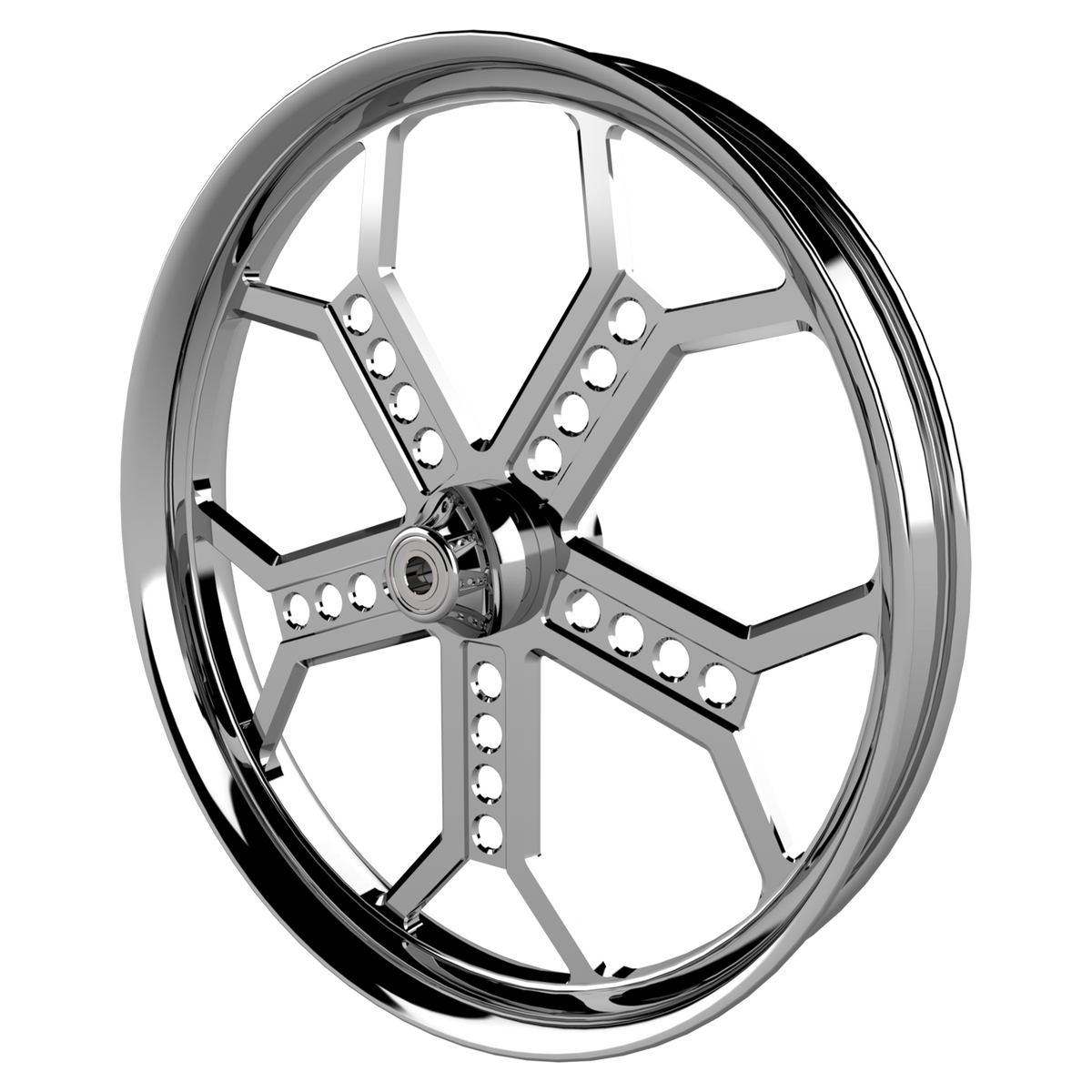 Revolution Bulldog Fat Tire Chrome Wheels