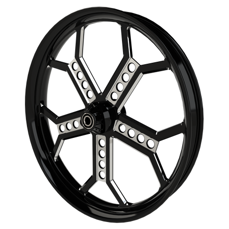 Revolution Bulldog Fat Tire Black Double Cut Wheels