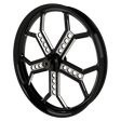 Revolution Indian Black Double Cut Wheels