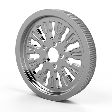 Roulette matching pulley in chrome