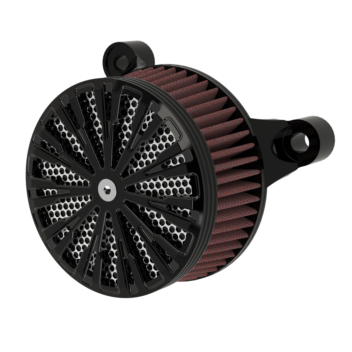 Roulette air cleaner in black