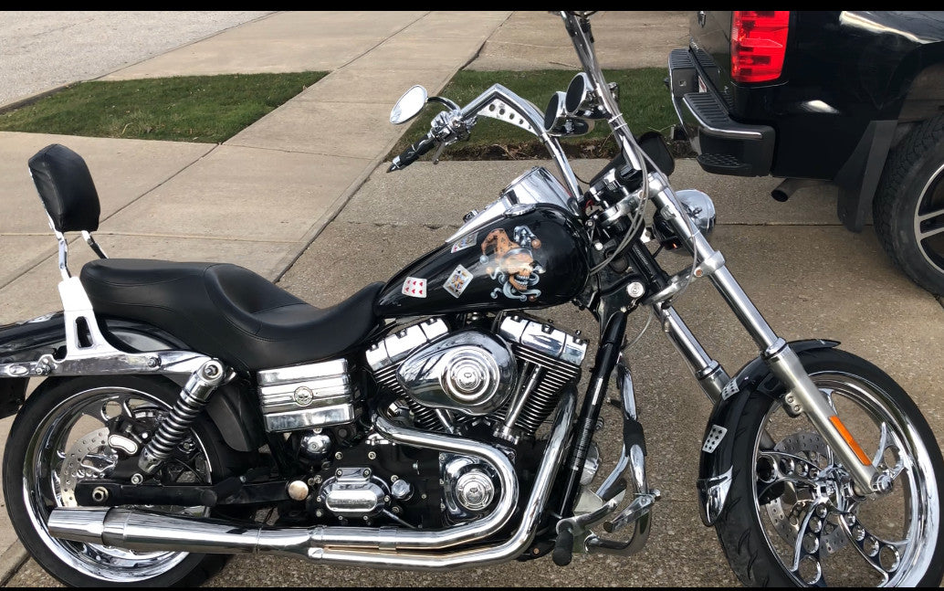 Silencer Harley Touring Chrome Wheels