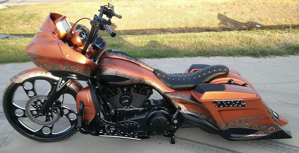 Silencer Harley Touring Black Double Cut Wheels