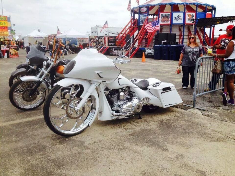 Silencer Harley Pan America Chrome Wheels