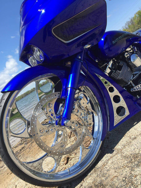 Silencer Harley Pan America Chrome Wheels