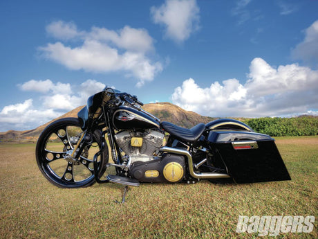 Simply Sinister Harley Touring Black Double Cut Wheels