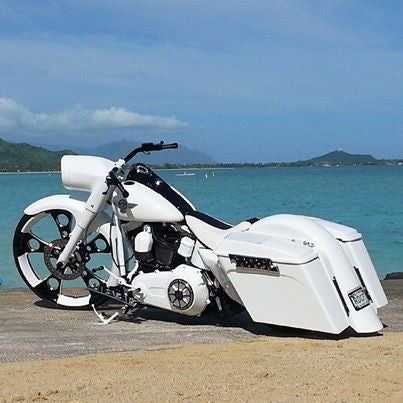 Simply Sinister Harley Softail | Dyna | Sportster Black Double Cut Wheels
