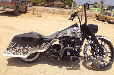 Simply Sinister Harley Touring Black Double Cut Wheels