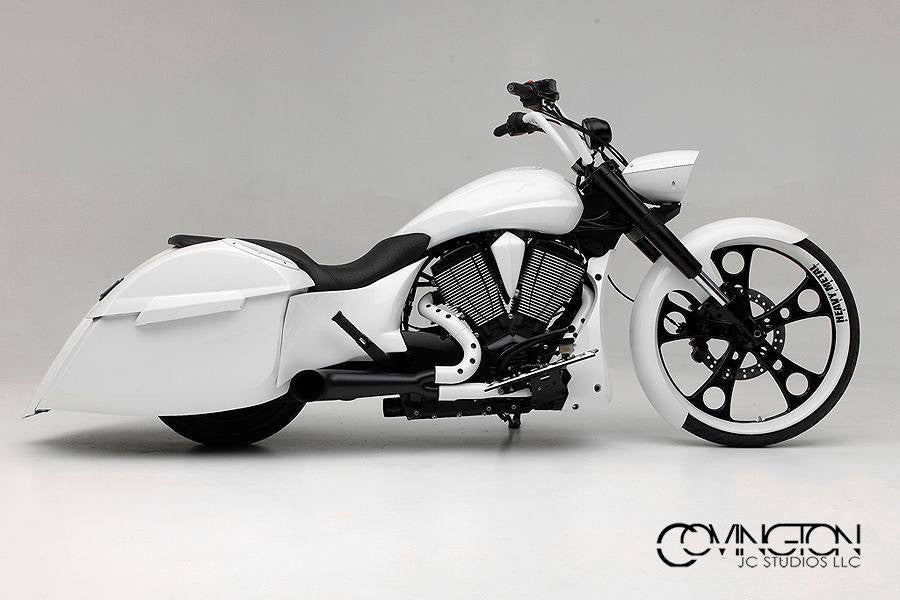 Simply Sinister Harley Touring Black Double Cut Wheels