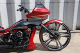 Sinful Harley Softail | Dyna | Sportster Black Double Cut Wheels