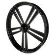Sinful Harley Softail | Dyna | Sportster Black Double Cut Wheels