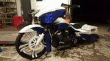 Sinful matching rotor on motorcycle wheel