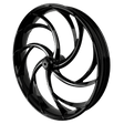 Slinger 3D Harley Black Double Cut Wheels