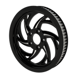 Slinger matching pulley in black double cut