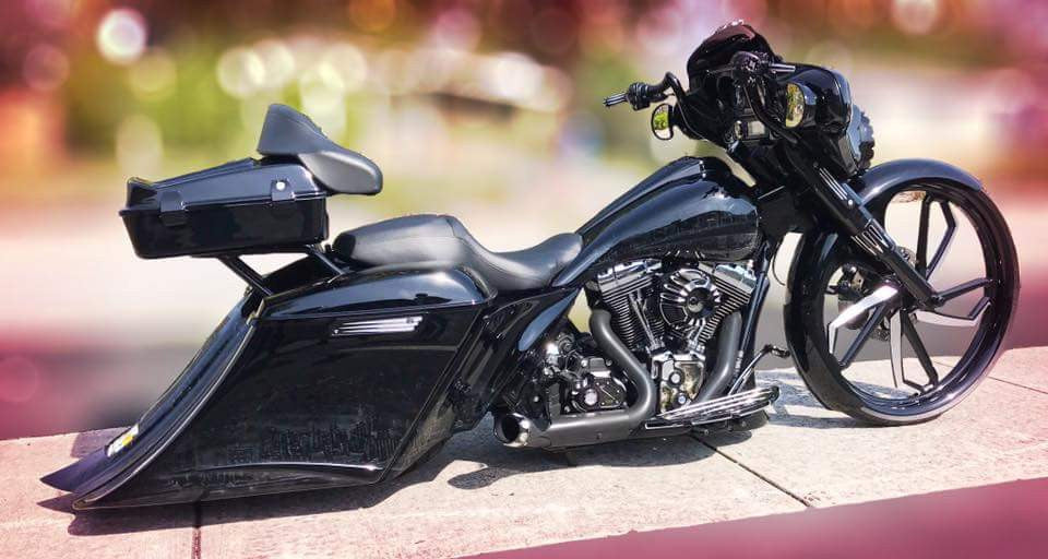Speed Harley Touring Black Double Cut Wheels