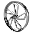 Speed Bulldog Fat Tire Chrome Wheels
