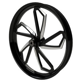Speed Harley Touring Black Double Cut Wheels