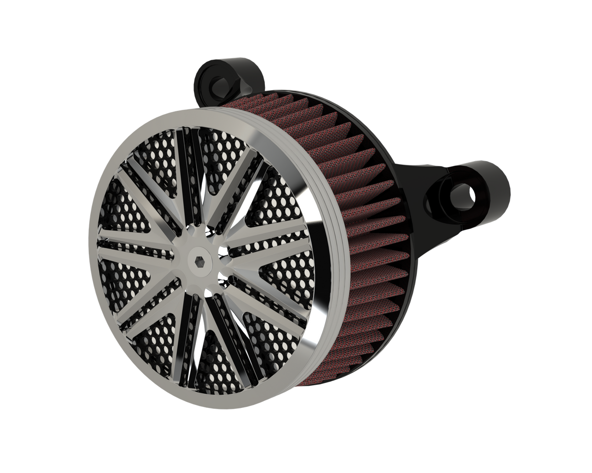 SRR Air Cleaner in chrome