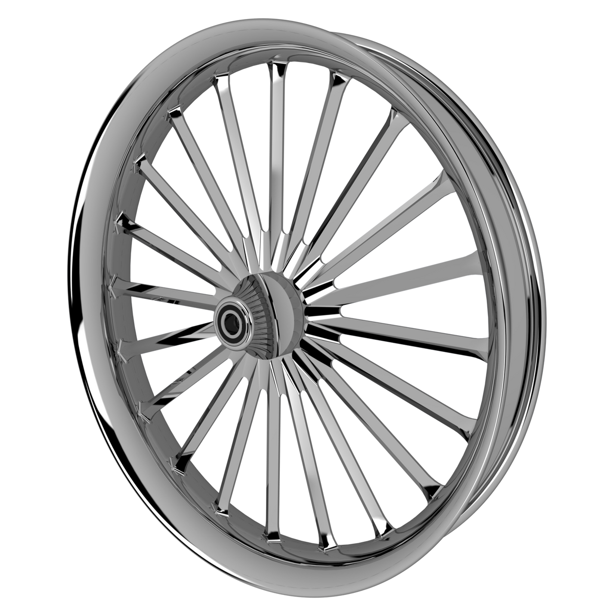 Straight Line Metric Chrome Wheels
