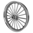 Straight Line Bulldog Fat Tire Chrome Wheels