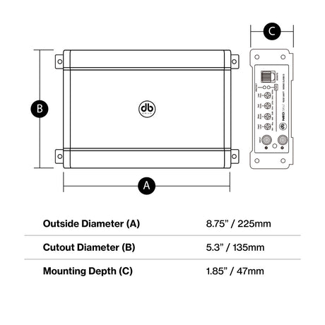 DB Drive NEO1.5KV2 : NEO Mono Class D Mini Amplifier