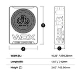 DB Drive WDX-AS10 : WDX 10" Active Subwoofer