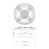 DB Drive WDX6MOTO-G2 : 6.5" Moto 2-Way Loudspeakers (1 Pair)