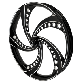 Super Sonic 3D Indian Black Double Cut Wheels
